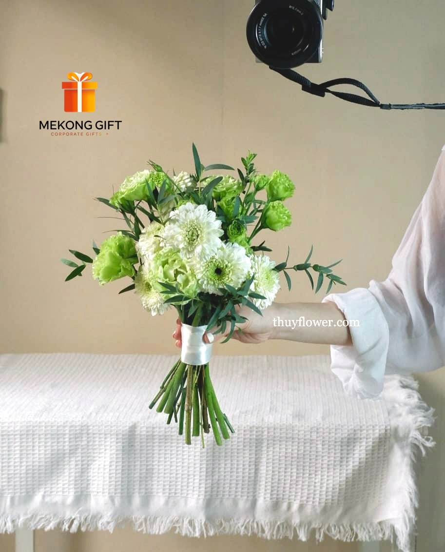 Đặt Hoa Cưới Tông Xanh – Tinh Tế, Sang Trọng Cho Ngày Vui